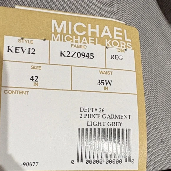 Michael Kors Elegant Gray Suit - Picture 2 of 5